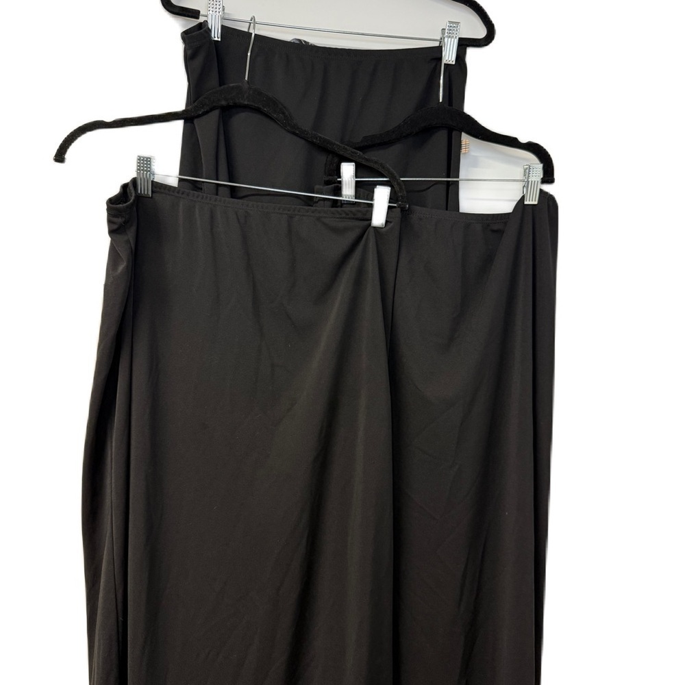 Monte Carlo Chic Black Maxi Skirt Bundle of 3 XL